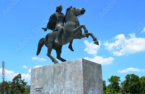monument to Alexander the Macedonian in Thessaloniki 