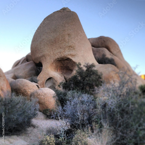 Skull Rock at Joshua Tree National Park, California