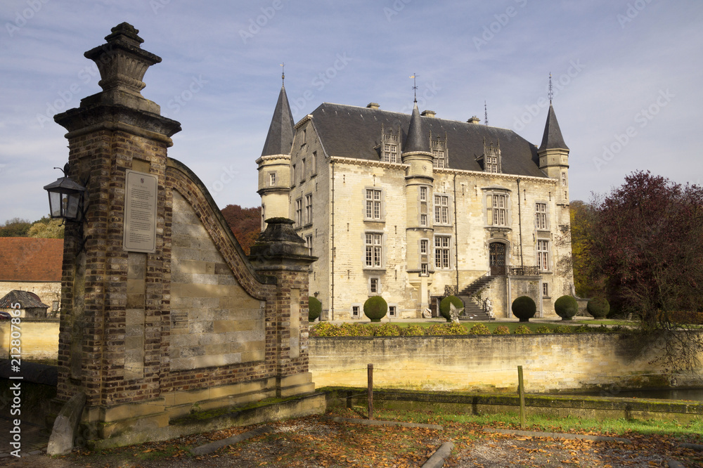 Fototapeta premium Castle Schaloen in Limburg
