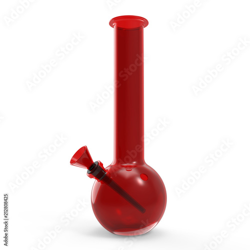 Canvastavla 3d render of a bong isolated on white background