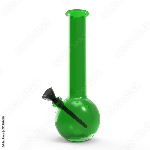 3d render of a bong isolated on white background
