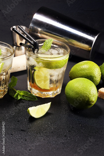 Lemon Fruit Lime Caipirinha of Brazil