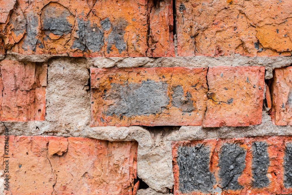 Brick texture with scratches and cracks Brick texture with scratches and cracks