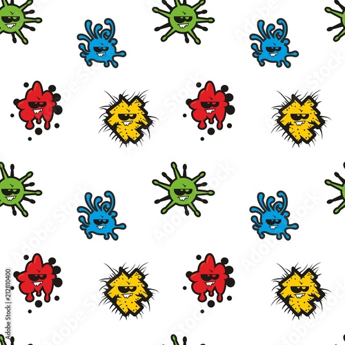 Monsters pattern