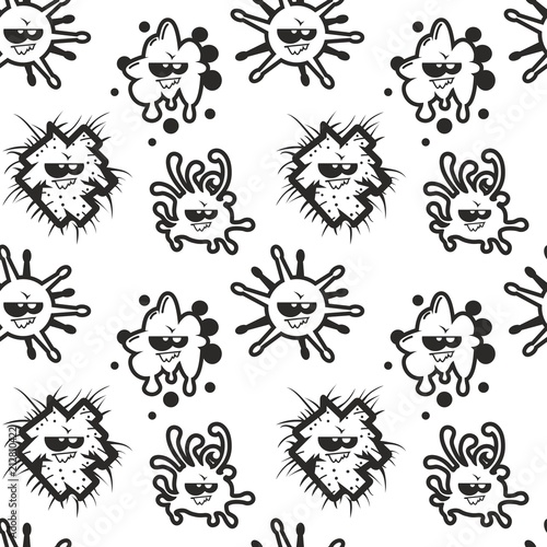 Monsters pattern