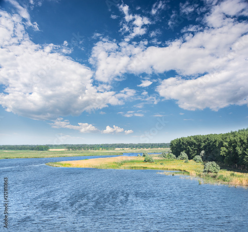 Beautiful summer landscap