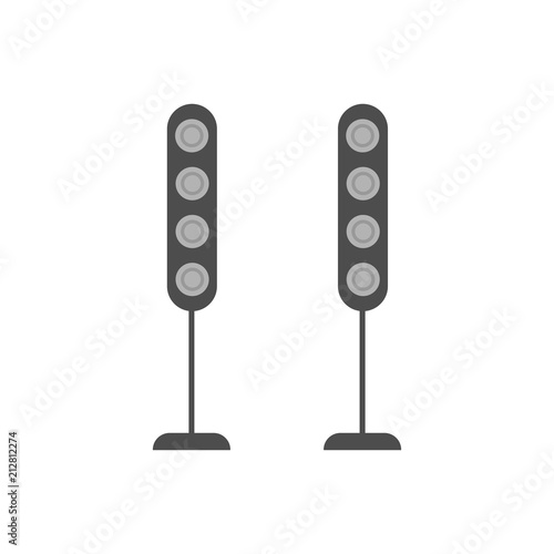 loudspeakers icon, vector