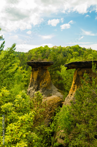 Poklicky sandstone rocks, Kokorinsko, Machuv kraj, Protected Landscape Area, Czech republic photo