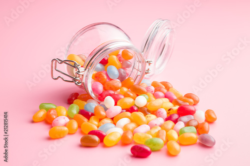 Εκτύπωση καμβά Sweet jelly beans.