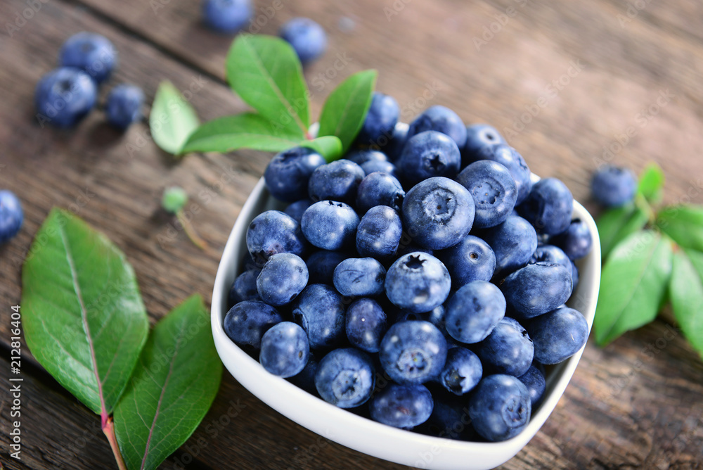 Freshly picked blueberries Freshly picked blueberries