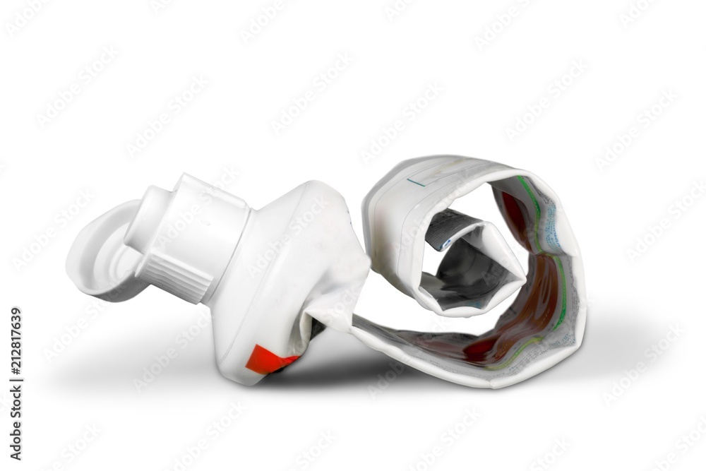 Used Toothpaste Tube