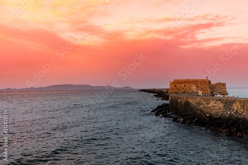 Fortress Kules XIV century in the city of Heraklion Crete