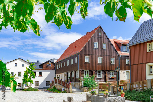 Stampa su tela historische Gebäude in  Hinterhermsdorf, Landkreis Sächsische Schweiz-Osterzgebi