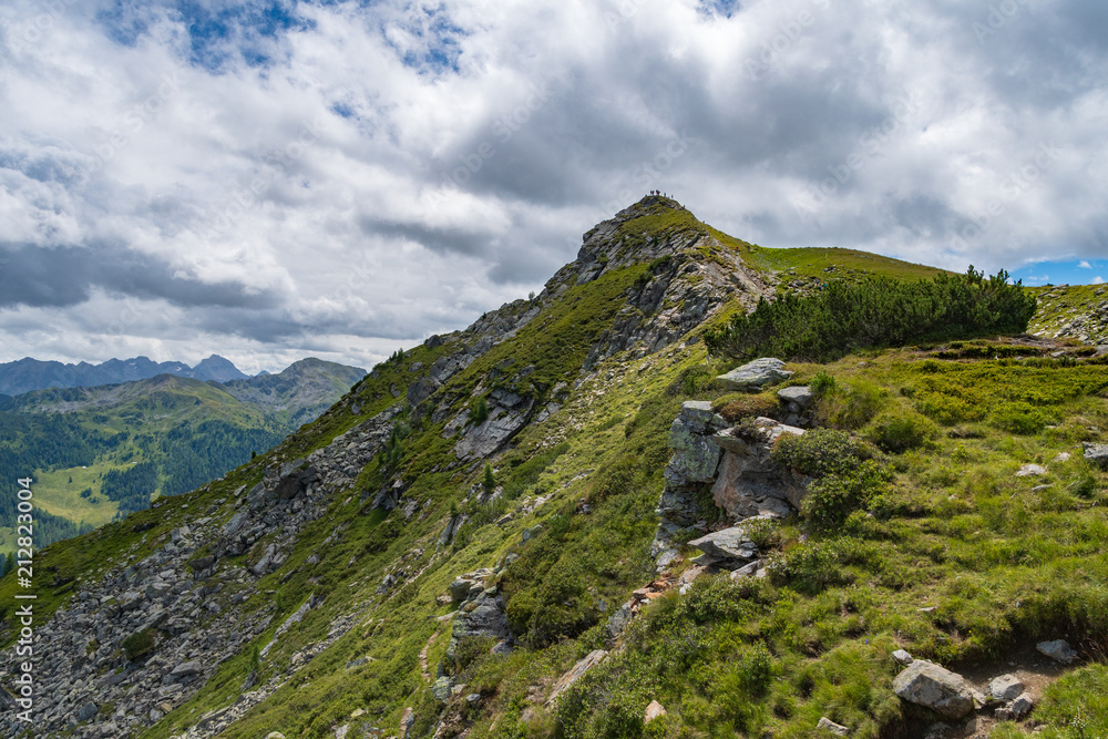 View to Rippeteck peak in Austria