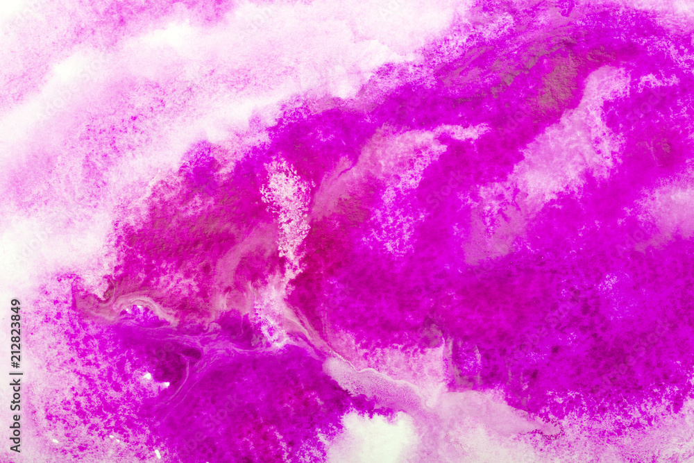 Fototapeta premium pink watercolor splash stroke background