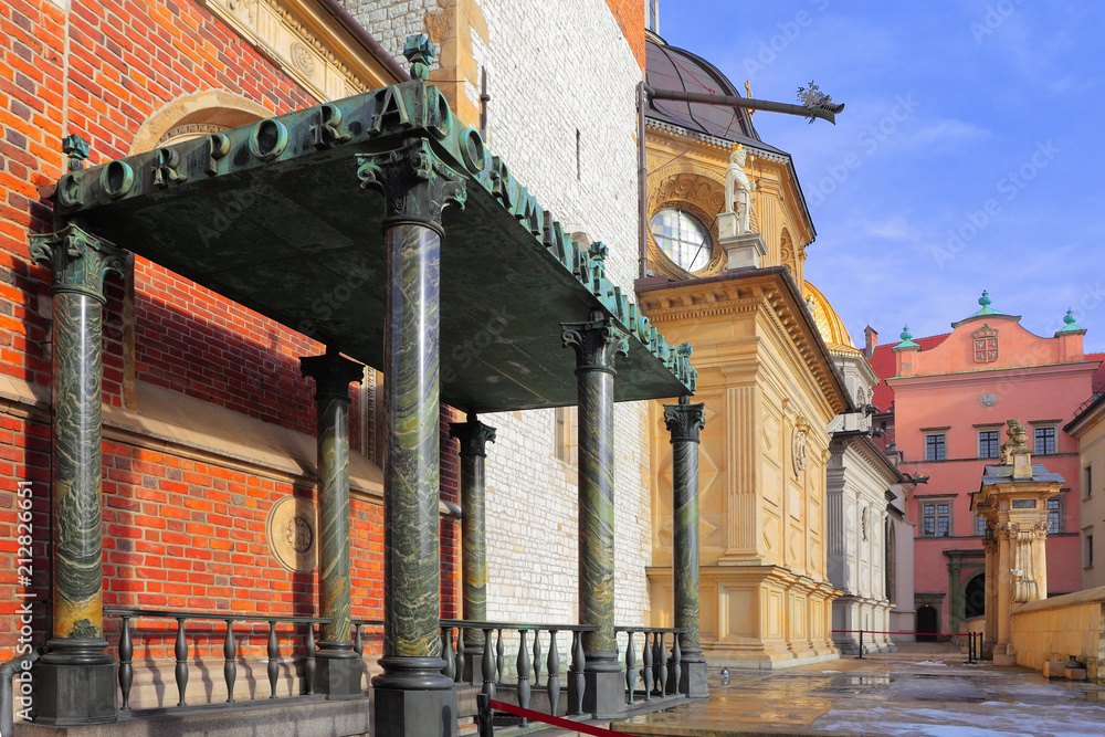 Krakow, a view of the Wawel Cathedral, Poland