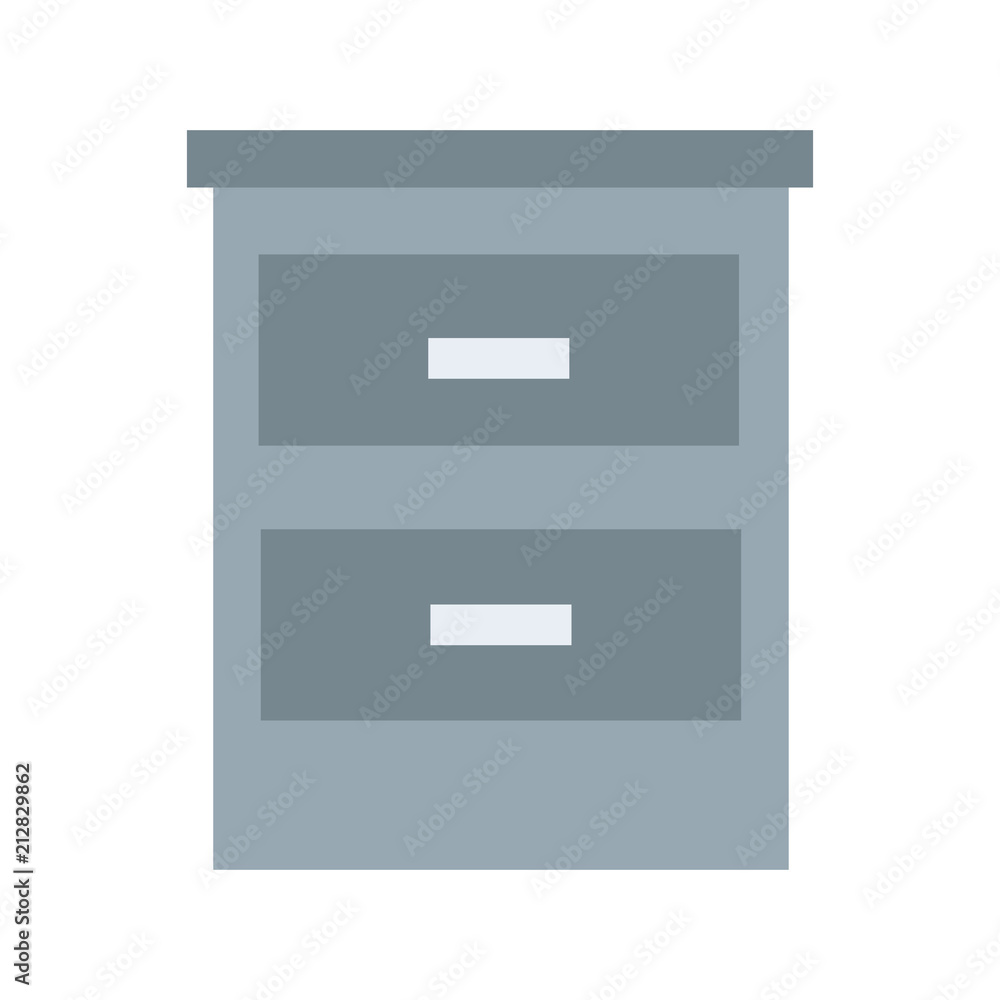 Office cabinet isolated vector illustration graphic design Office cabinet isolated vector illustration graphic design