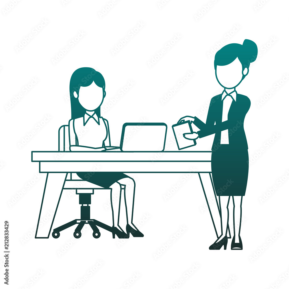 Business woman with profit reports vector illustration graphic design Business woman with profit reports vector illustration graphic design