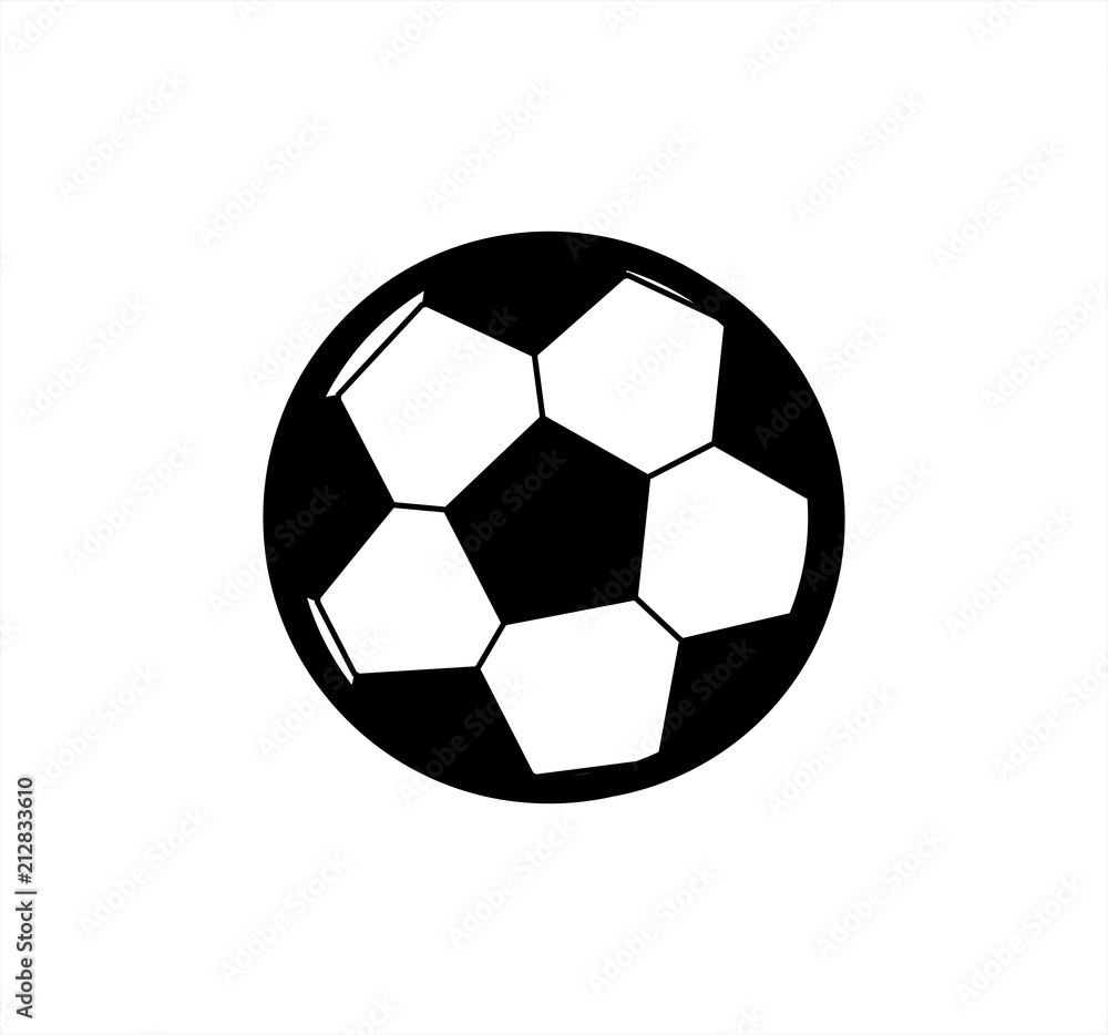 Fototapeta premium ball icon for soccer or footballcompetition