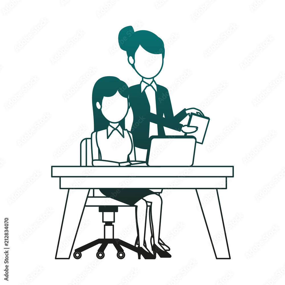Business woman with profit reports vector illustration graphic design Business woman with profit reports vector illustration graphic design