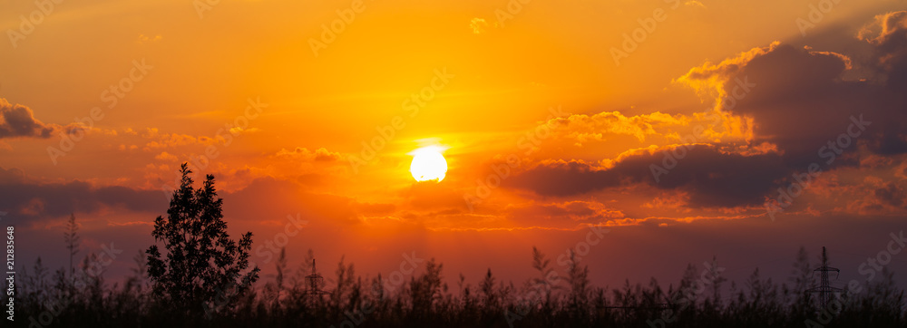 colorful dramatic sky with cloud at sunset colorful dramatic sky with cloud at sunset