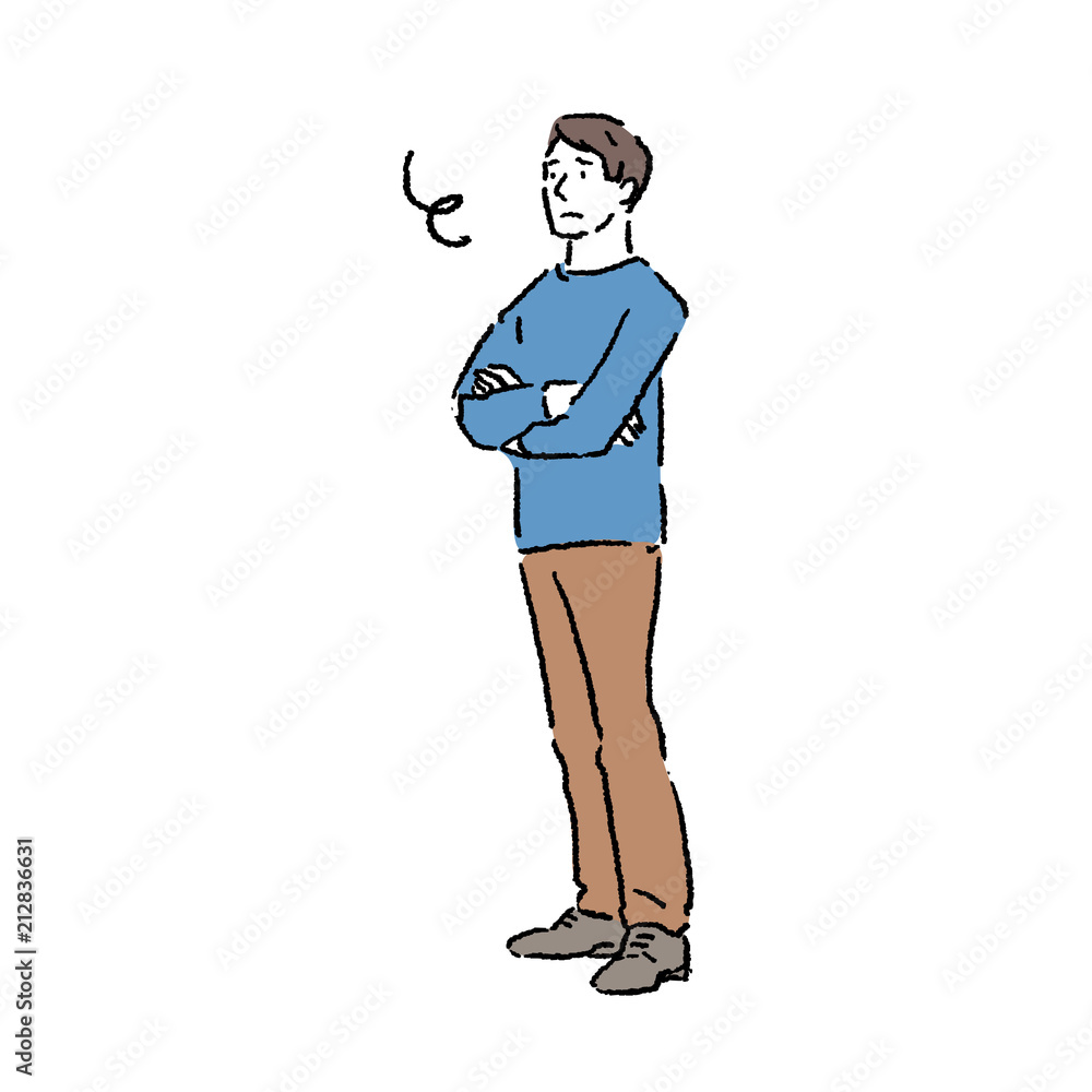 腕を組む 男性 一人 全身 イラスト
腕を組む 男性 一人 全身 イラスト