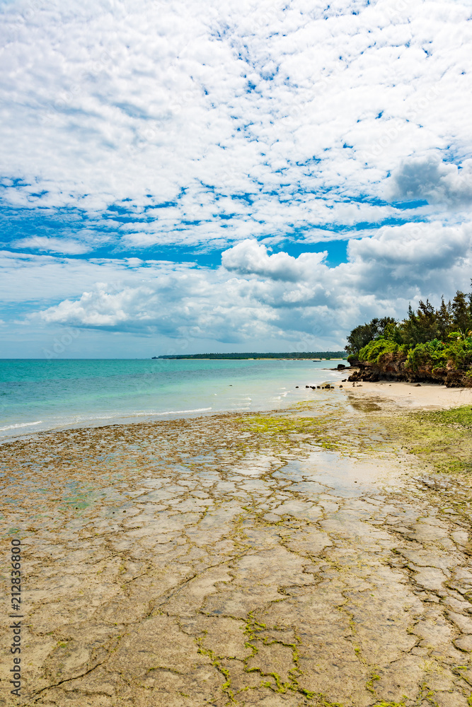 Unguja Coast Landscape in Tanzania. Unguja is known as Zanzibar Island. Unguja Coast Landscape in Tanzania. Unguja is known as Zanzibar Island.
