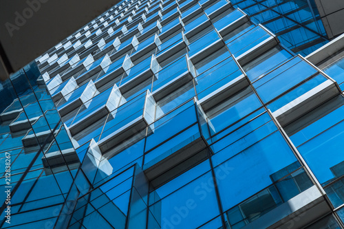 Wallpaper Mural Close-Up of Modern Office Buildings in city of China. Torontodigital.ca