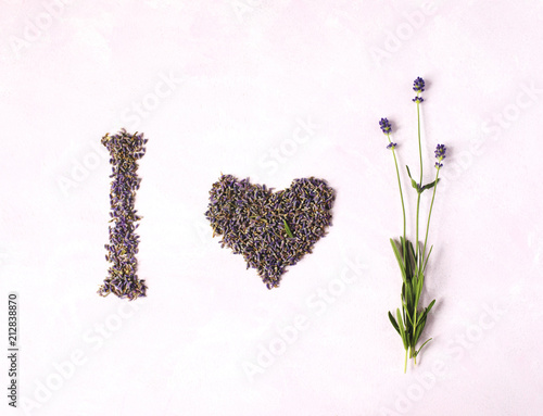 Fototapeta Naklejka Na Ścianę i Meble -  Lavender flowers. I love lavender