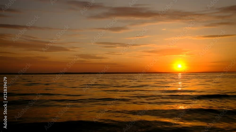 Beautiful fiery sunset sky on the beach. Composition of nature
Beautiful fiery sunset sky on the beach. Composition of nature