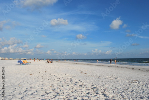 Obraz w ramie Siesta Key white Sandy Beach