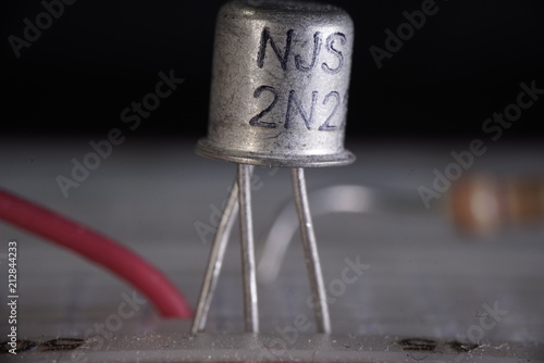 Canvas Print 2N2222 General NPN transistor