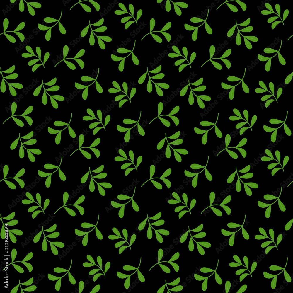 leaves seamless pattern, flat design for use as background, wrapping paper or wallpaper leaves seamless pattern, flat design for use as background, wrapping paper or wallpaper