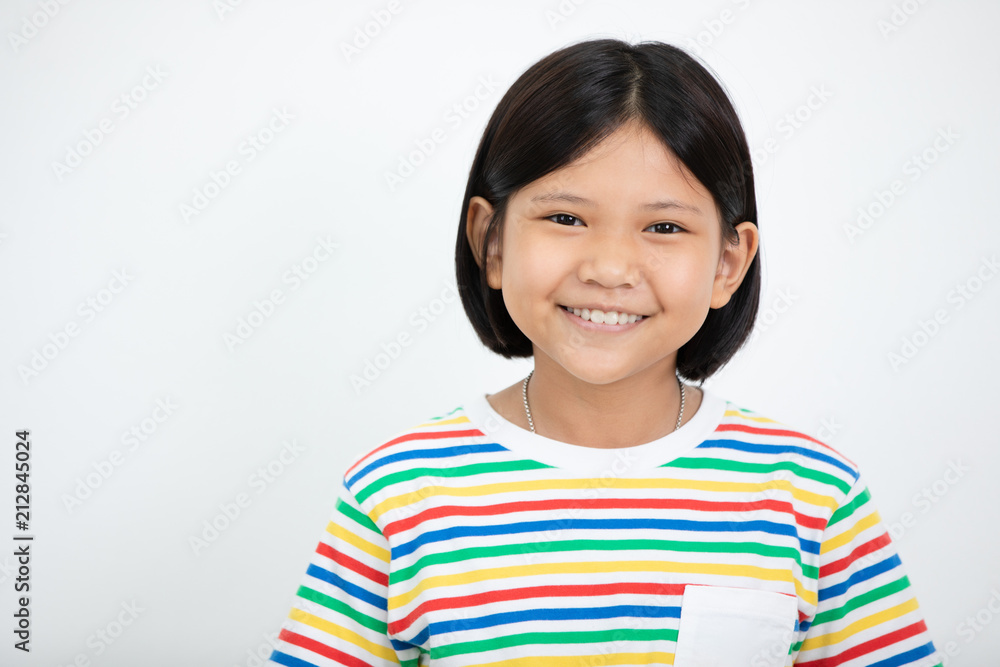 Asian girl smiling enthusiastic and looking at camera. Asian girl smiling enthusiastic and looking at camera.