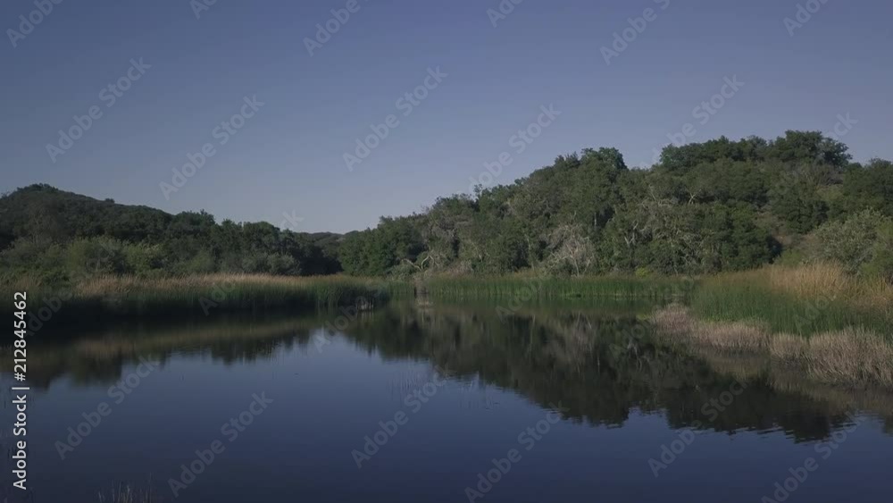 Shot over a ?pond in the Santa Monica Mountains. Shot over a ?pond in the Santa Monica Mountains.