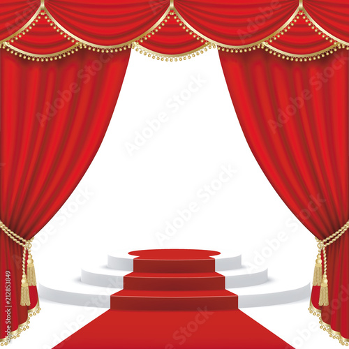 Theater stage. Mesh.