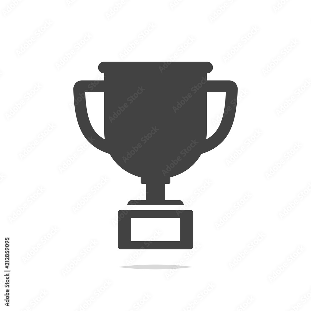 Trophy cup icon vector Trophy cup icon vector