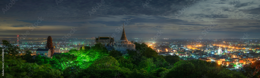 Phetchaburi cityscape.