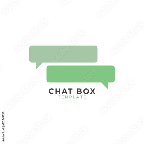 Chat box graphic template
