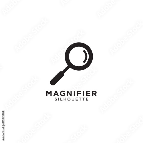 Magnifier graphic design template