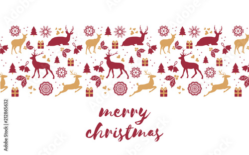 Musterkarte klassisch rot gold