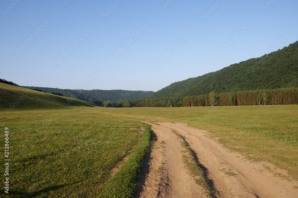 large meadows. pasture