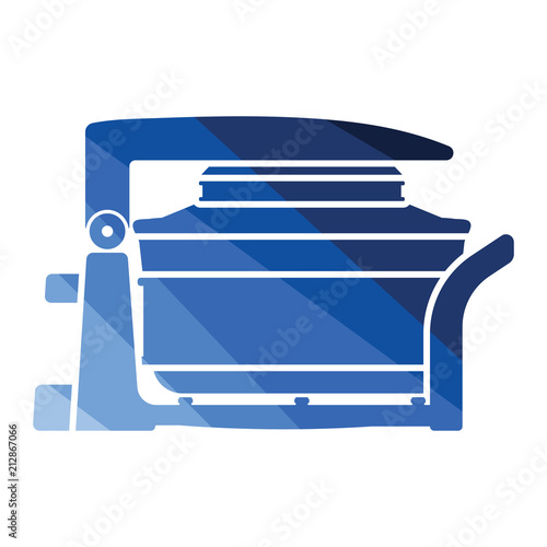 Electric convection oven icon