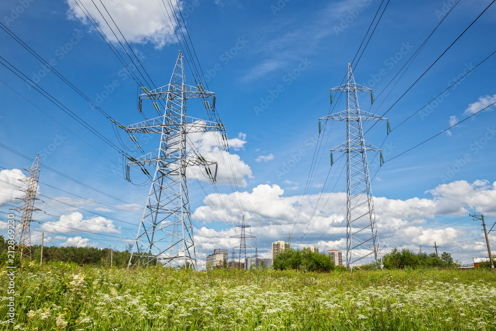 High-voltage power line