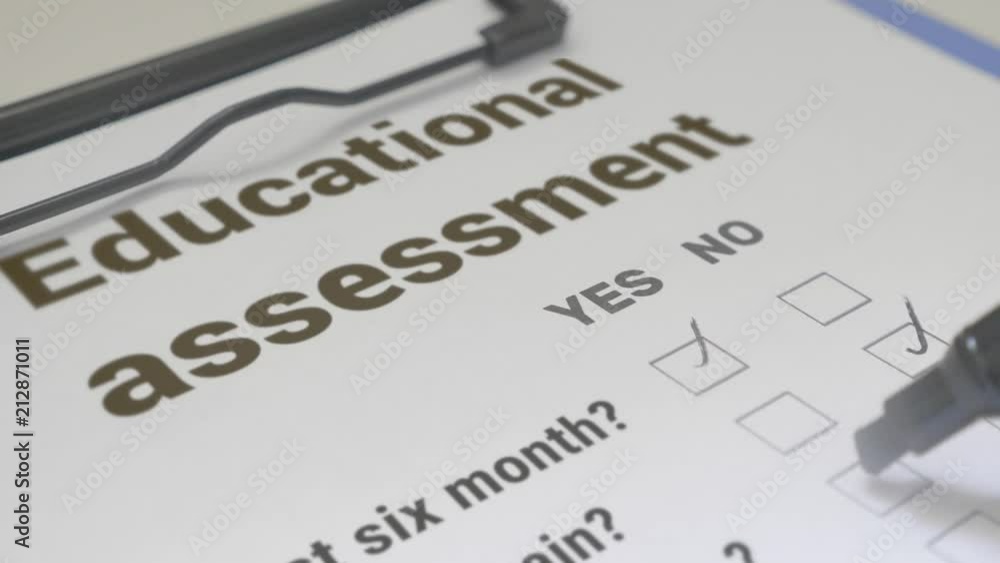 Educational assessment paperwork Educational assessment paperwork