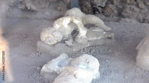 Wallpaper Mural some plaster casts of the victim of the eruption's death still in actual Pompeii. The city is mainly famous for the ruins of the ancient city of Pompeii, destroyed by the eruption of Vesuvius Torontodigital.ca