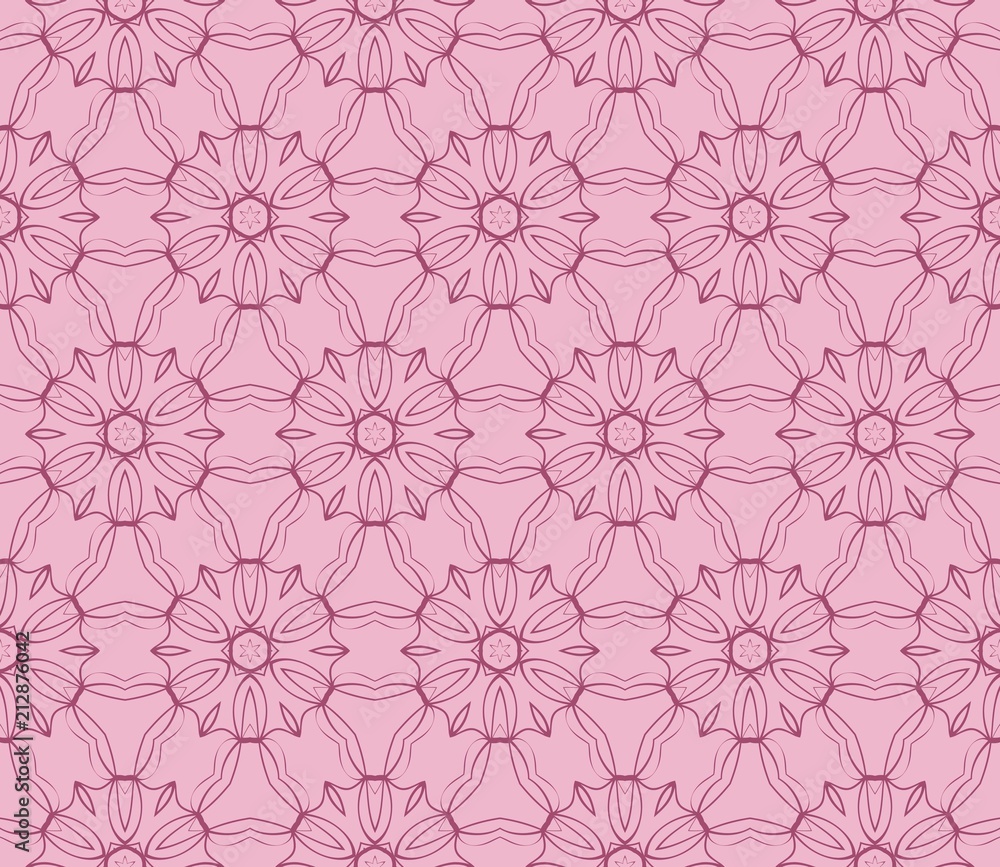 Fototapeta premium Original geometric pattern. Seamless vector illustration. For scrapbooking, template, fashion, design