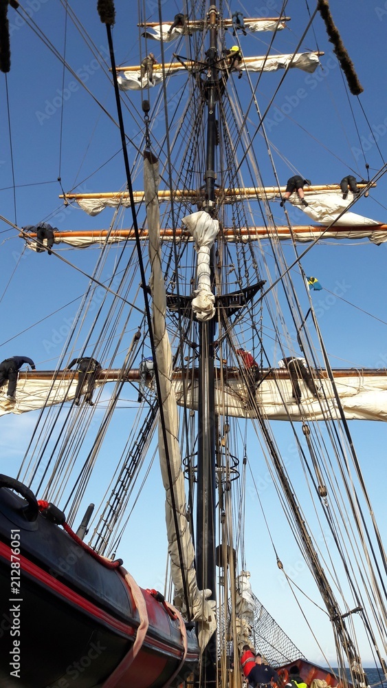 Obraz premium 2017-09 Segeln auf der Roald