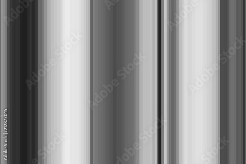 White black metallic seamless stripes pattern. Abstract illustration gray background. Stylish modern trend colors.