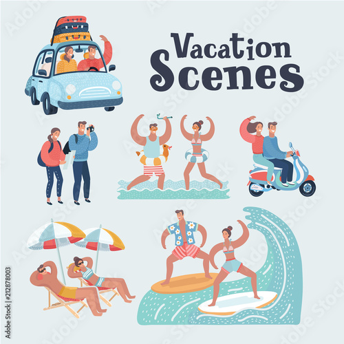 People in vacation 